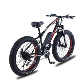 Fangke Bicicletas eléctrica Bicicletas asistidas, bicicletas eléctricas, bicicletas de montaña plegables, con doble función de absorción de impactos, adecuado para adultos (negro, 48V / 13AH / 350W)