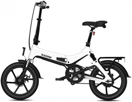 ZJZ Bicicleta Bicicletas, Bicicleta eléctrica para adultos Bicicletas eléctricas plegables Bicicleta eléctrica 100 km Kilometraje Batería de iones de litio 7, 8 Ah 3 modos de conducción 250 W Velocidad máxima 25 km