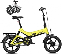 ZJZ Bicicleta Bicicletas, bicicleta eléctrica plegable, portátil, fácil de almacenar, pantalla LED, bicicleta eléctrica, bicicleta de conmutación, motor de 250 W, batería de 7, 8 Ah, rango de asistencia de conducció