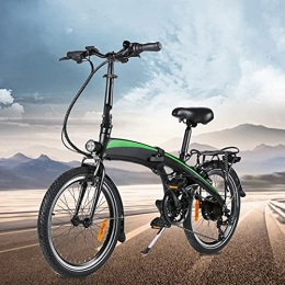 CM67 Bicicleta Bicicletas electricas Plegables Cuadro de aleación de Aluminio Plegable Rueda óptima de 20" 3 Modos de conducción 7 velocidades Batería de Iones de Litio Oculta 7.5AH extraíble