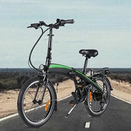 CM67 Bicicleta Bicicletas electrico Cuadro de aleación de Aluminio Plegable 20 Pulgadas 3 Modos de conducción Commuter E-Bike Batería de Iones de Litio Oculta de 7, 5AH