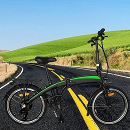 CM67 Bicicleta Bicicletas electrico E-Bike 20 Pulgadas 250W Commuter E-Bike Batería de Iones de Litio Oculta de 7, 5AH