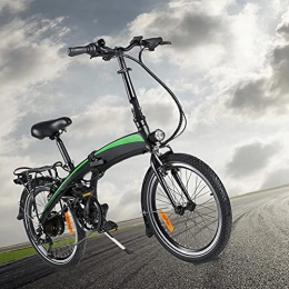 CM67 Bicicleta Bicicletas electrico Marco Plegable Motor Potente de 250W 250W 7 velocidades Batería de Iones de Litio Oculta 7.5AH extraíble