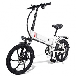 CARACHOME Bicicletas eléctrica CARACHOME Bicicleta ciclomotor eléctrica Bicicleta eléctrica Plegable portátil Inteligente de 20 Pulgadas con Soporte para teléfono con Pantalla de Datos LCD, Puerto de Carga USB 2.0 48V350W