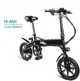 CARACHOME Bicicletas eléctrica CARACHOME Bicicleta eléctrica, Bicicleta eléctrica Plegable para Adultos con 3 Modos de conducción Pantalla LCD de neumáticos de 14 Pulgadas, para Deportes Ciclismo al Aire Libre Viajes de Viaje