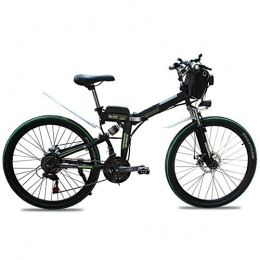 CARACHOME Bicicletas eléctrica CARACHOME Bicicleta eléctrica para Adultos, Bicicleta eléctrica Plegable de 26 Pulgadas 350W / 48V / 15AH para desplazamientos y Ocio de Hombre y Mujer, A