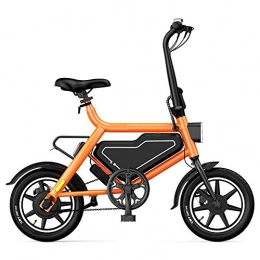 CARACHOME Bicicletas eléctrica CARACHOME Bicicleta eléctrica Plegable para Adultos, portátil Urban Commuter Bicicleta eléctrica Plegable para Bicicleta de Ciudad 250W 36V Velocidad máxima 25 Km / H, Negro