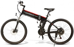 CCLLA Bicicletas eléctrica CCLLA Bicicleta eléctrica de 26"Bicicleta eléctrica de 350W Bicicleta de montaña Deportiva con batería de Litio de 48V 10Ah MAX 80Km