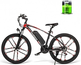 CCLLA Bicicletas eléctrica CCLLA Bicicleta eléctrica de montaña 26 Pulgadas 30 km / H Bicicleta eléctrica de Alta Velocidad 350W 48V 8AH Bicicleta de montaña para Viajes Todoterreno para Adultos Masculinos y Femeninos