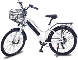 CCLLA Bicicletas eléctrica CCLLA Bicicletas eléctricas Bicicleta, batería de Litio Oculta 36V10A Neumáticos de 26 Pulgadas Bicicletas de Impulso 7 velocidades Mujeres Adultas Deportes Ciclismo al Aire Libre