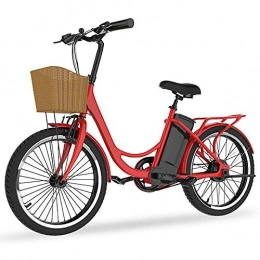 COKECO Bicicletas eléctrica COKECO Bicicletas Eléctricas para Adultos 250W Motor De Alta Velocidad 22 Pulgadas Bicicleta Eléctrica Pequeña 36V10Ah Batería De Litio Macho Y Hembra Pedal Ciclomotor Scooter Bicicleta