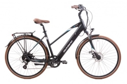 F.lli Schiano Bicicletas eléctrica F.lli Schiano e- Voke Bicicletta, Adulto Unisex, Negro, 28