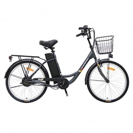 FFF-HAT Bicicleta FFF-HAT Bicicleta eléctrica para Adultos, Bicicleta Desmontable con batería de Litio portátil de 24 (36V10.4Ah350W)