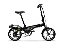 Flebi Bicicleta Flebi Supra Eco Bicicletas eléctricas, Black Lime, 130x106x57