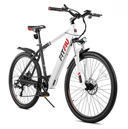 FUJISOL Bicicletas eléctrica FUJISOL Bicicleta eléctrica Blanca 20″ 250W bateria Samsung 36V Shimano 6V-