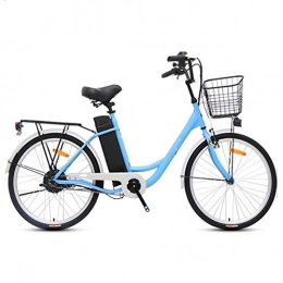 FZYE Bicicleta FZYE 24 Pulgada Bicicleta Eléctrica Bike, extraíble Batería Litio 3 Modos Trabajo Deportes Aire Libre, Azul