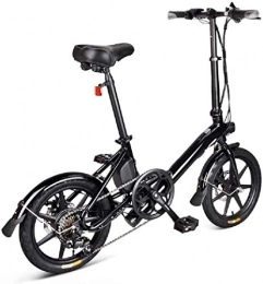 GYL Bicicleta GYL Bicicleta eléctrica Bicicleta eléctrica plegable Scooter portátil de 16 pulgadas Batería de litio incorporada de 7.8Ah Motor de cepillo alto de 250W Los tres métodos de conducción son adecuados p