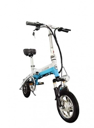 Hold E-Bikes Bicicletas eléctrica Hold E-Bikes 36V 12 Pulgadas batera de Litio Ultraligero aleacin de Aluminio Plegable Bicicleta elctrica@Blanco Azul