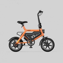 Hold E-Bikes Bicicletas eléctrica Hold E-Bikes Bicicleta Plegable de Servicio Gratuito Ciclomotor elctrico Kilometraje 100 kg de Capacidad Scooter elctrico Exterior Xiaomi@Naranja