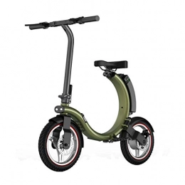 Hold E-Bikes Bicicletas eléctrica Hold E-Bikes Scooter eléctrico - Scooter Plegable portátil - Bicicleta Plegable eléctrica Ligera de Aluminio@Verde