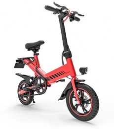 Hold E-Bikes Bicicletas eléctrica Hold E-Bikes Y2 48V 7.5Ah Smart E Bike 400W Suspensin Trasera Freno de Disco Plegable E Bicicleta Mini Bicicleta elctrica Plegable@Rojo
