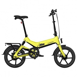 KIRIN Bicicletas eléctrica Kirin Bicicleta elctrica Plegable Adultos (, Amarillo