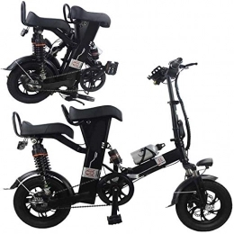 KT Mall Bicicleta KT Mall Plegable Bicicleta eléctrica para los Adultos Mayores de 12 Pulgadas con 350W 48V de la batería de Litio de la Ciudad de cercanías E-Bici con Smart Instrumento LCD y Alarma antirrobo, 160km