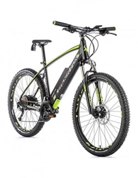 Leader Fox Bicicletas eléctrica Leader Fox 27.5 Arimo 2020 - Bicicleta eléctrica de montaña para Hombre, Motor de Rueda Trasera Bafang m420 36 V 17, Color Negro y Verde