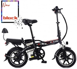 LKLKLK Bicicleta LKLKLK Nueva Bicicleta Plegable Elctrica 350W Ciclomotor Scooter Elctrico Extrable con Gran Capacidad De La Batera De Litio 48V32A 3 Modos De Conduccin, Negro