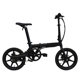 LKLKLK Bicicleta LKLKLK Plegable Bicicleta Elctrica De 16" Ruedas De Motor 3 Tipos De Formas De Conduccin 5 Engranajes, Negro