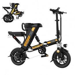 LOISK Bicicletas eléctrica LOISK Bicicleta eléctrica Plegable, Bicicleta eléctrica de Velocidad Ajustable, batería de Litio Recargable de 220 W / 36 V, Unisex para Adultos, Boost up to 90km