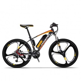 LUO Bicicleta LUO Bicicleta, Bicicleta de montaña elctrica para adultos, Bicicletas de nieve de 250 W, Batera de litio extrable de 36 V 10 Ah para, Bicicleta elctrica de 27 velocidades, Ruedas integradas de al