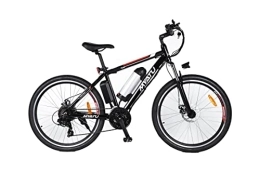 MYATU Bicicletas eléctrica Myatu Bicicleta Eléctrica de Montaña 26", Bicicleta Eléctrica Unisex con Batería Extraíble 36V 10.4Ah, Bici Electrica para Adultos con Cambios de Marcha 21 Vel, Negra