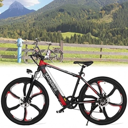 DDCHH Bicicleta Portátil Bici De Montaña Eléctrica para Adultos, 26" Neumático Grueso Bicicleta Eléctrica Playa De Nieve Bicicleta Ebike 350W Motor Sin Escobillas, Batería De Litio Recargable De 36V 8Ah