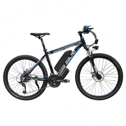 SMLRO Bicicletas eléctrica SMLRO C6 Plus Bicicleta de montaña eléctrica, Bicicleta eléctrica de 29 Pulgadas de 1000 W con batería extraíble de Iones de Litio de 48 V y 15 Ah Shimano de 27 velocidades (Azul)