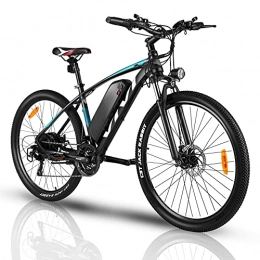 Vivi Bicicletas eléctrica VIVI Bicicleta Eléctrica 350 W, Bicicleta Eléctrica de Montaña con Batería Extraíble 36 V / 10, 4 Ah, Velocidad Máxima 32 km / h, 21 Velocidades, Kilometraje de Recarga hasta 40 km, 27.5 Pulgad