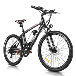 Vivi Bicicletas eléctrica Vivi Bicicleta Eléctrica 350W, 26'' Bicicleta Eléctrica Montaña con Batería Extraíble de 36V / 8Ah, Engranajes de Shimano 21 Velocidades