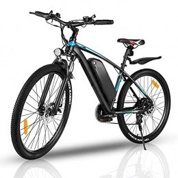 WIND SPEED Bicicletas eléctrica WIND SPEED Bicicleta Eléctrica 27.5 Pulgadas E-Bike 250W Mountain Bike 21 Velocidades E-MTB Bicicleta de Montaña Eléctrica con Batería 36V / 10.4Ah