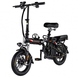 YXZNB Bicicletas eléctrica YXZNB Bicicletas Electricas, 14" Plegable Bicicleta Elctrica, La Batera De Litio Recargable 350W / 48V / 15Ah Batera, 3 Modos De Bicicletas Neutro