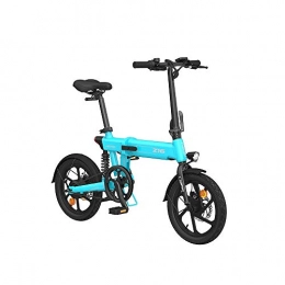 ZHXH Bicicletas eléctrica ZHXH 36V 10AH 250W Plegable Bicicleta Eléctrica De 16 Pulgadas Fat Tire Ciclomotor 25 Kmh Velocidad Máxima De Carga De 100 Kg Máxima, Azul