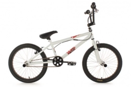 KS Cycling BMX KS Cycling Uni BMX Freestyle 20'' Fatt, Blanco, Tamaño del cuadro: 28 cm, Tamaño de la rueda: 20 " (51 cm), 501B