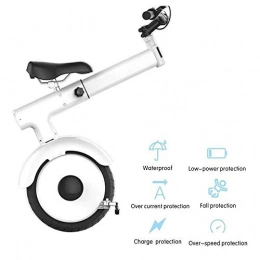 LQQ Bicicleta LQQ Monociclo lctrico Monociclo Elctrico Autobalanceo Elctrico Monociclo, Una Rueda 800W Hub Motor Scooter Elctrico con Neumticos Sin Cmara Calle Barra De Tensin Reposapis Plegables 2020