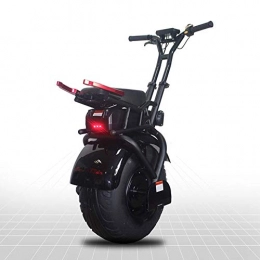 LQQ Monociclos autoequilibrio Monociclo lctrico Auto-elctrica De Equilibrio Monociclo, 18 Pulgadas Ligera Vespa hasta 25 mph Inteligente Trfico Scooters Panel De Instrumentos 60V, 30KM 2020