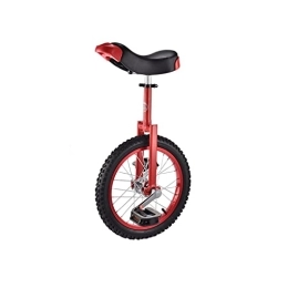 DWXN Monociclo DWXN Unicycle Balance Mountain Ejercicio Rueda Unicycle Fácil Asiento Ajustable Entrenamiento Estilo Ciclismo Deporte Al Aire Libre Ejercicio Ejercicio Salud Bicicleta Bi Red