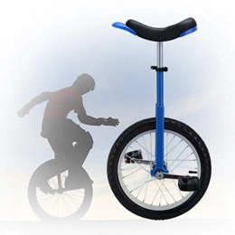 GAOYUY Monociclo GAOYUY Monociclo De Rueda De 16 / 18 / 20 Pulgadas, Monociclo Trainer Freestyle Asiento Extendido Ajustable Seguro De Usar para Niños Principiantes Y Adultos (Color : Blue, Size : 16 Inch)