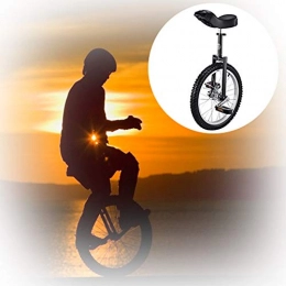 GAOYUY Bicicleta GAOYUY Monociclo, Marco De Acero De 18 / 20 Pulgadas Diseño De Pedal Antideslizante Monociclo Profesional De Estilo Libre Unisex Deportes De Ciclismo Al Aire Libre (Color : Black, Size : 18 Inches)