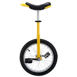 HWF Bicicleta HWF Monociclo Monociclo Adulto de 20 Pulgadas - Amarillo, Monociclo de 16 / 18 Pulgadas para Niños / Niñas, A Partir de Los 10 Años, Regalo de Cumpleaños para Niños (Color : Yellow, Size : 16 Inch Wheel)