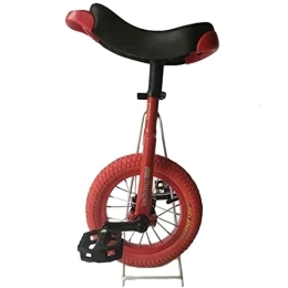 HWF Bicicleta HWF Monociclo Monociclo para niños pequeño de 12", para Principiantes Starter Uni-Cycle, para niños pequeños de 5 años / niños / niños / niñas, 4 Colores Opcionales (Color : Red, Size : 12 Inch Wheel)