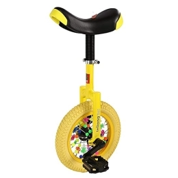 HWF Bicicleta HWF Monociclo Pequeño Monociclo para niños Principiantes, Monociclo de 12" para niños de 5 años / niños / niños / niñas, Amarillo, Mejor Regalo de cumpleaños (Size : 12 Inch Wheel)