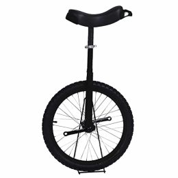 HXFENA Bicicleta HXFENA Monociclo, Equilibrio Antideslizante Ajustable Entrenador Ejercicio de Ciclismo Rueda de Fitness AcrobáTica Adecuada para Kids Adultos Principiantes / 20 Inches / Black